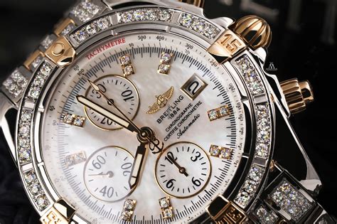 replica breitling with diamond bezel|breitling diamond bezel 55.